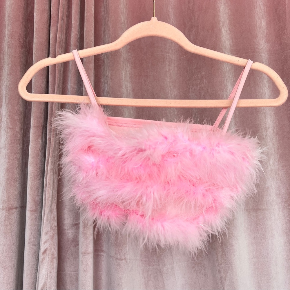 Fuzzy Crop Top